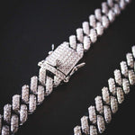 Prong Clasp Diamond Classic Cuban Bracelet - Giovanni Astro