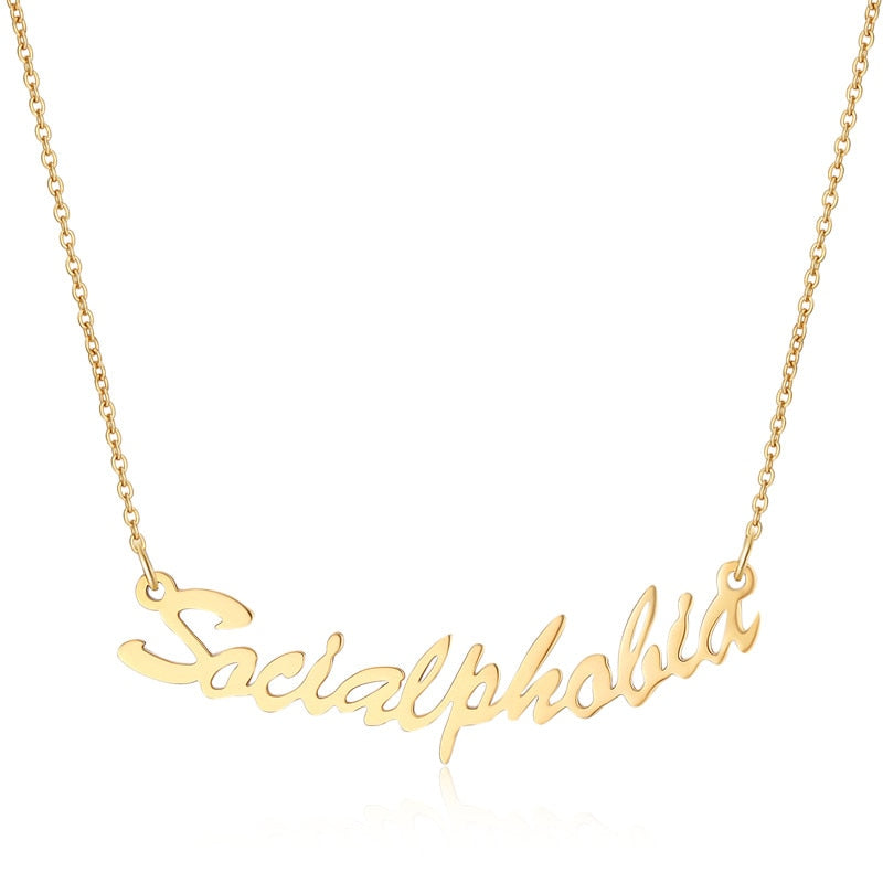 Personalized La Fille Necklace - Giovanni Astro