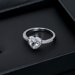 Crystal Heart Ring - Giovanni Astro