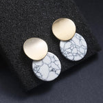 Marble-Art Earings - Giovanni Astro