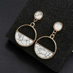 Marble-Art Earings - Giovanni Astro