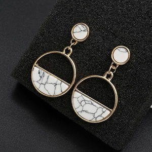 Marble-Art Earings - Giovanni Astro