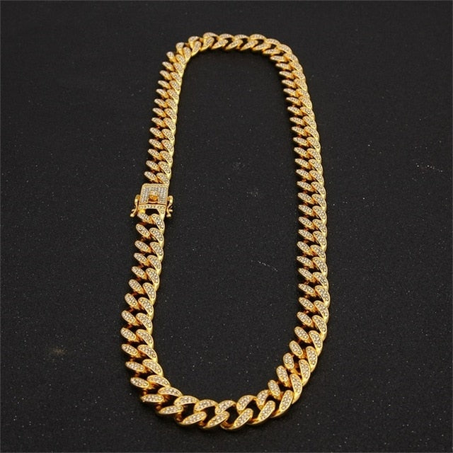 Prong Clasp Diamond Classic Cuban Chain - Giovanni Astro
