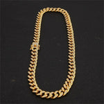 Prong Clasp Diamond Classic Cuban Chain - Giovanni Astro