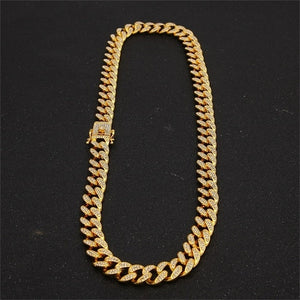 Prong Clasp Diamond Classic Cuban Chain - Giovanni Astro