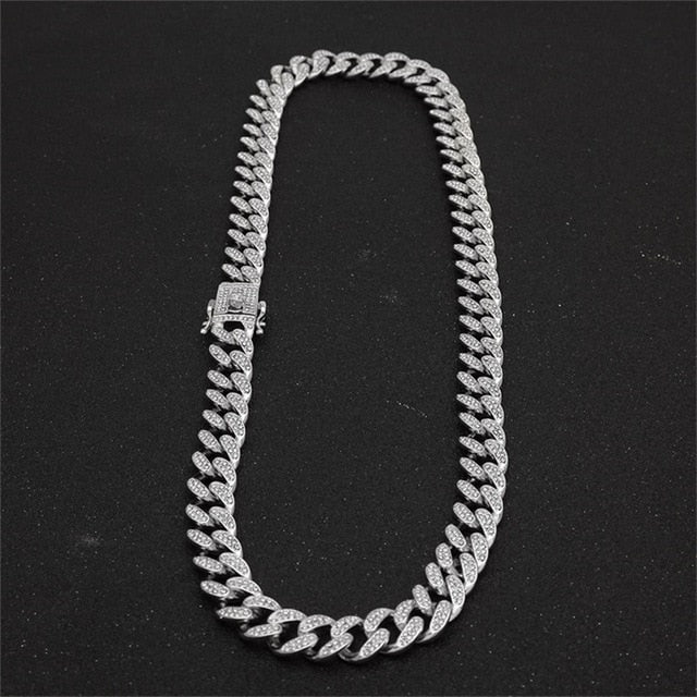Prong Clasp Diamond Classic Cuban Chain - Giovanni Astro