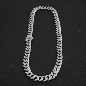 Prong Clasp Diamond Classic Cuban Chain - Giovanni Astro