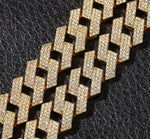 Prong Clasp Diamond Modern Cuban Chain - Giovanni Astro