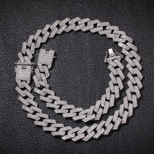 Prong Clasp Diamond Modern Cuban Chain - Giovanni Astro