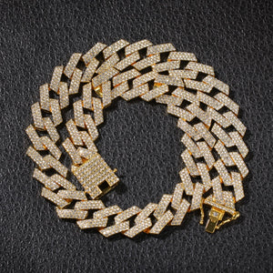 Prong Clasp Diamond Modern Cuban Chain - Giovanni Astro
