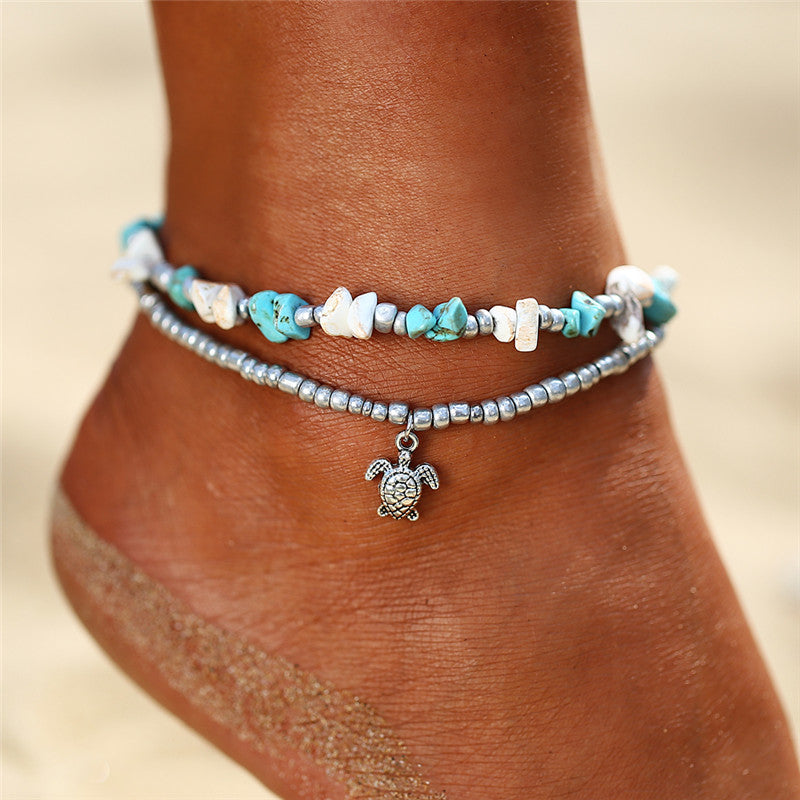 Sea Turtle Anklet - Giovanni Astro
