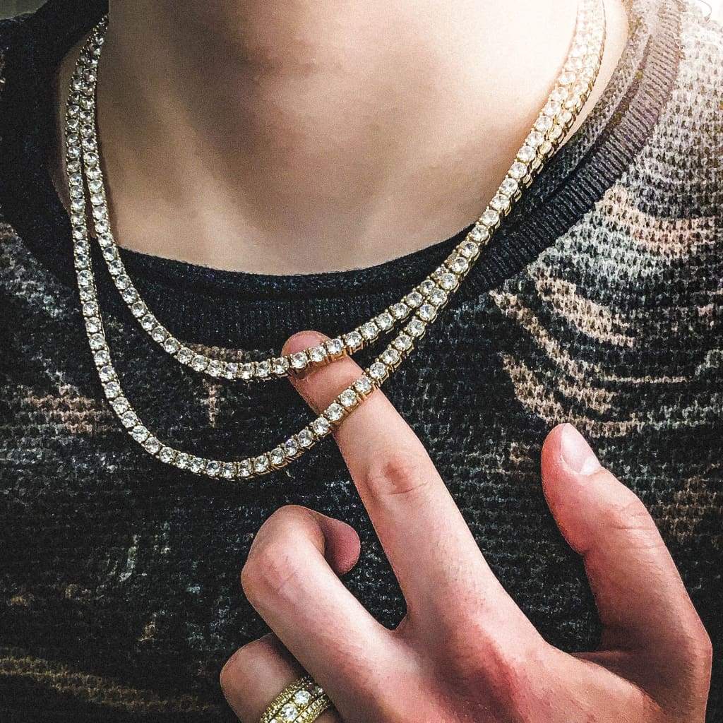 Round Cut Diamond Tennis Chain - Giovanni Astro