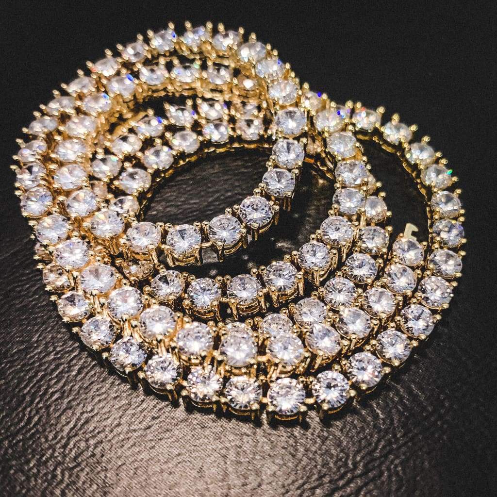 Round Cut Diamond Tennis Chain - Giovanni Astro