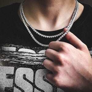Round Cut Diamond Tennis Chain - Giovanni Astro